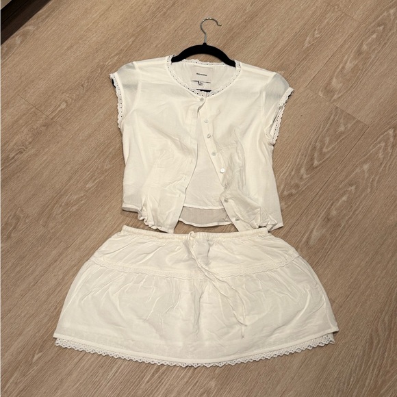 Reformation Valetta Two Piece Skirt Set 0 - Picture 8 of 10